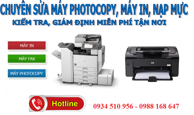 Sửa máy photocopy tại Hoàng Hoa Thám