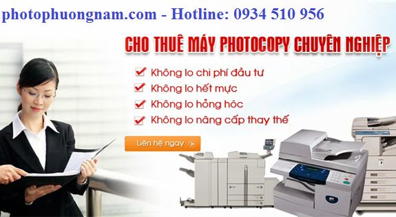 Cho thuê máy photocopy tại Hoàng Mai