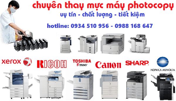 Địa chỉ đổ mực máy photocopy uy tín tại Hà Nội