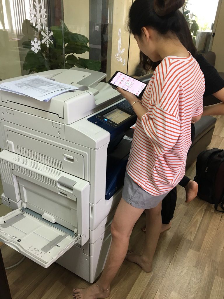 sử dụng chức năng scan trong máy photocopy xerox DC3060