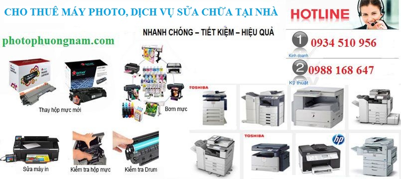 Sửa máy photocopy tại Dương Nội
