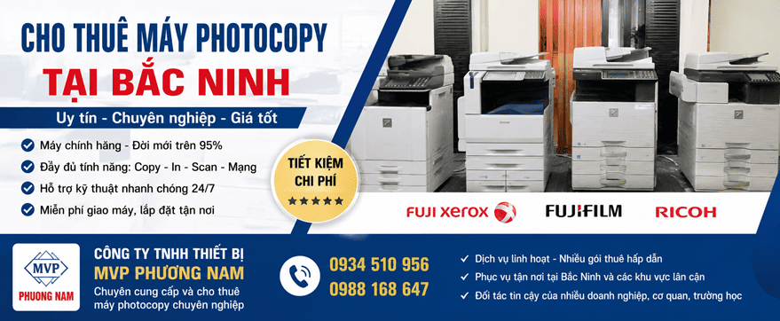 CHO THUÊ MÁY PHOTOCOPY TẠI BẮC NINH