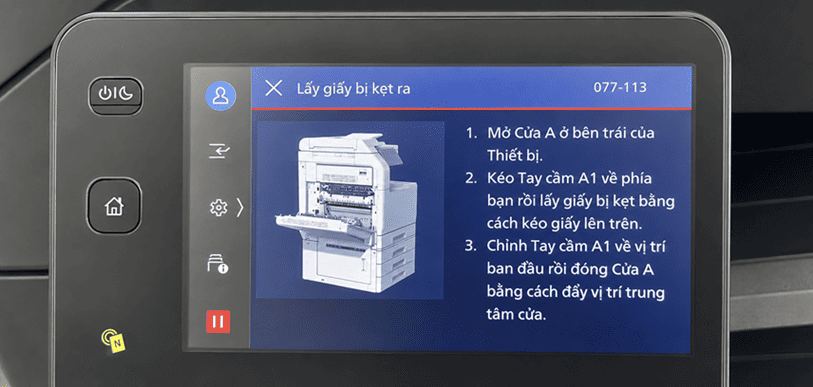 sửa máy photocopy fujifilm bị kẹt giấy