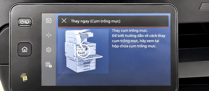 sửa máy photocopy fujifilm báo lỗi cụm trống